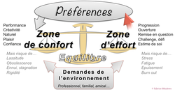 Zone de confort zone d'effort MBTI Préférences adaptation inspYr executive coaching Fabrice MEZIERES
